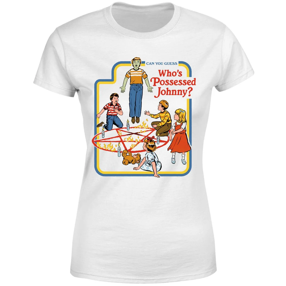 Who's Possessed Johnny Women's T-Shirt - White - XS - White Image 1