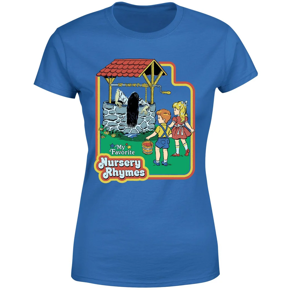 My Favorite Nursery Rhymes Women's T-Shirt - Blue - S - Blue Image 1