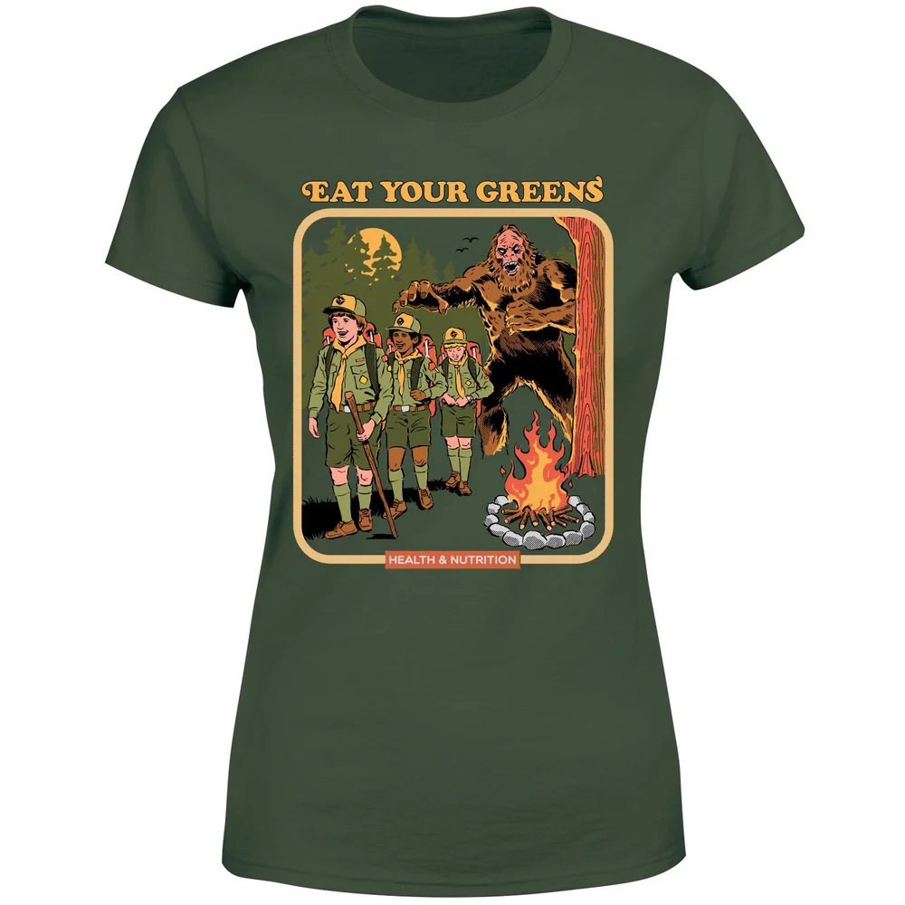 Eat Your Greens Women's T-Shirt - Green - XS - Green Image 1