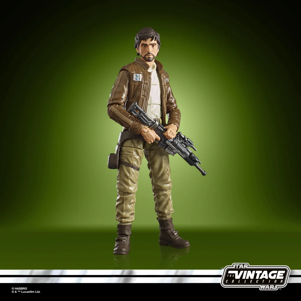 Hasbro Star Wars The Vintage Collection Captain Cassian Andor, Rogue One: A Star Wars Story Action Figure (3.75”) Image 1