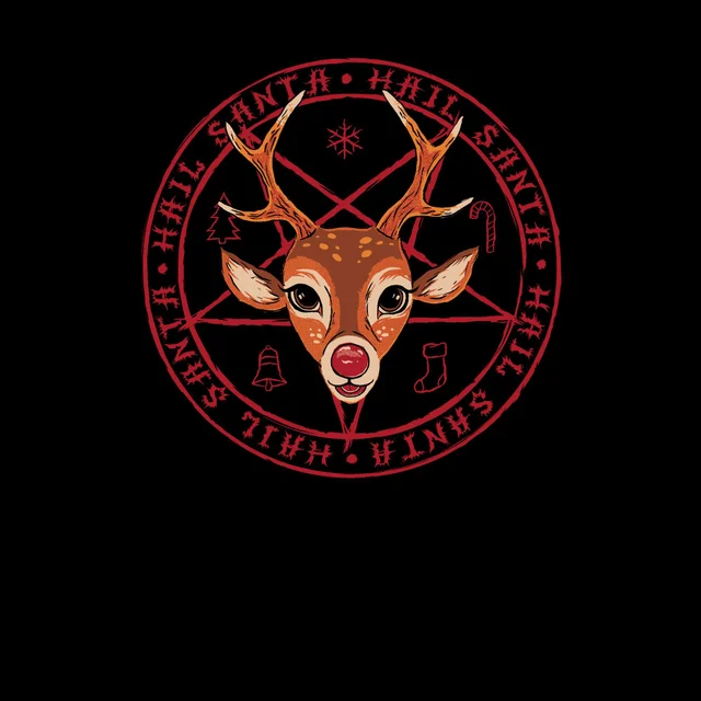Steven Rhodes Hail Santa Sweatshirt - Black