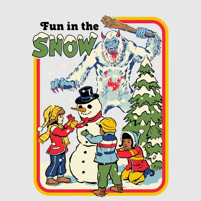 Steven Rhodes Fun In The Snow Sweatshirt - Grey