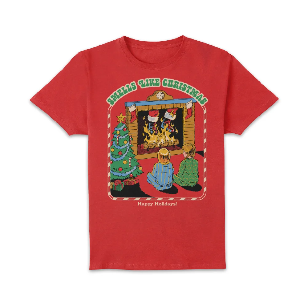 Smells Like Christmas Unisex T-Shirt - Red - S - Red Image 1