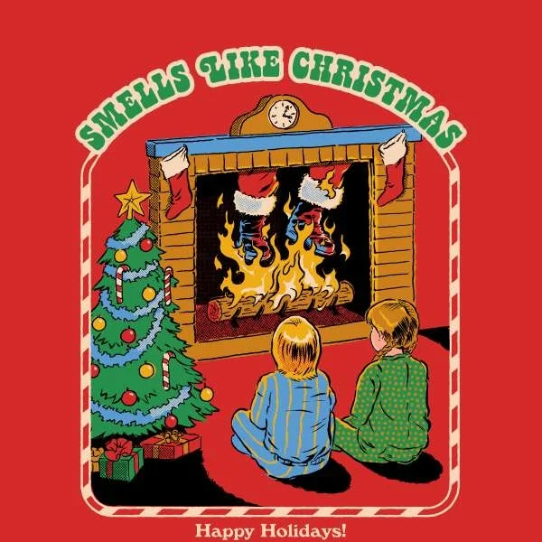 Steven Rhodes Smells Like Christmas Unisex T-Shirt - Red