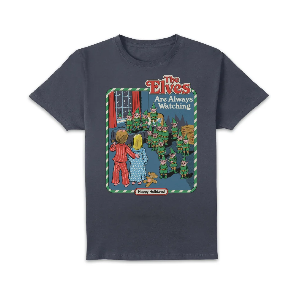 The Elves Are Always Watching Unisex T-Shirt - Navy - S - Navy Image 1