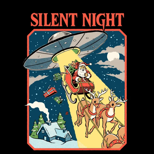 Steven Rhodes Silent Night Sweatshirt - Black