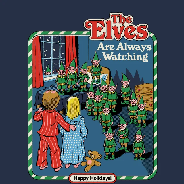 Steven Rhodes The Elves Are Always Watching Sweatshirt - Navy