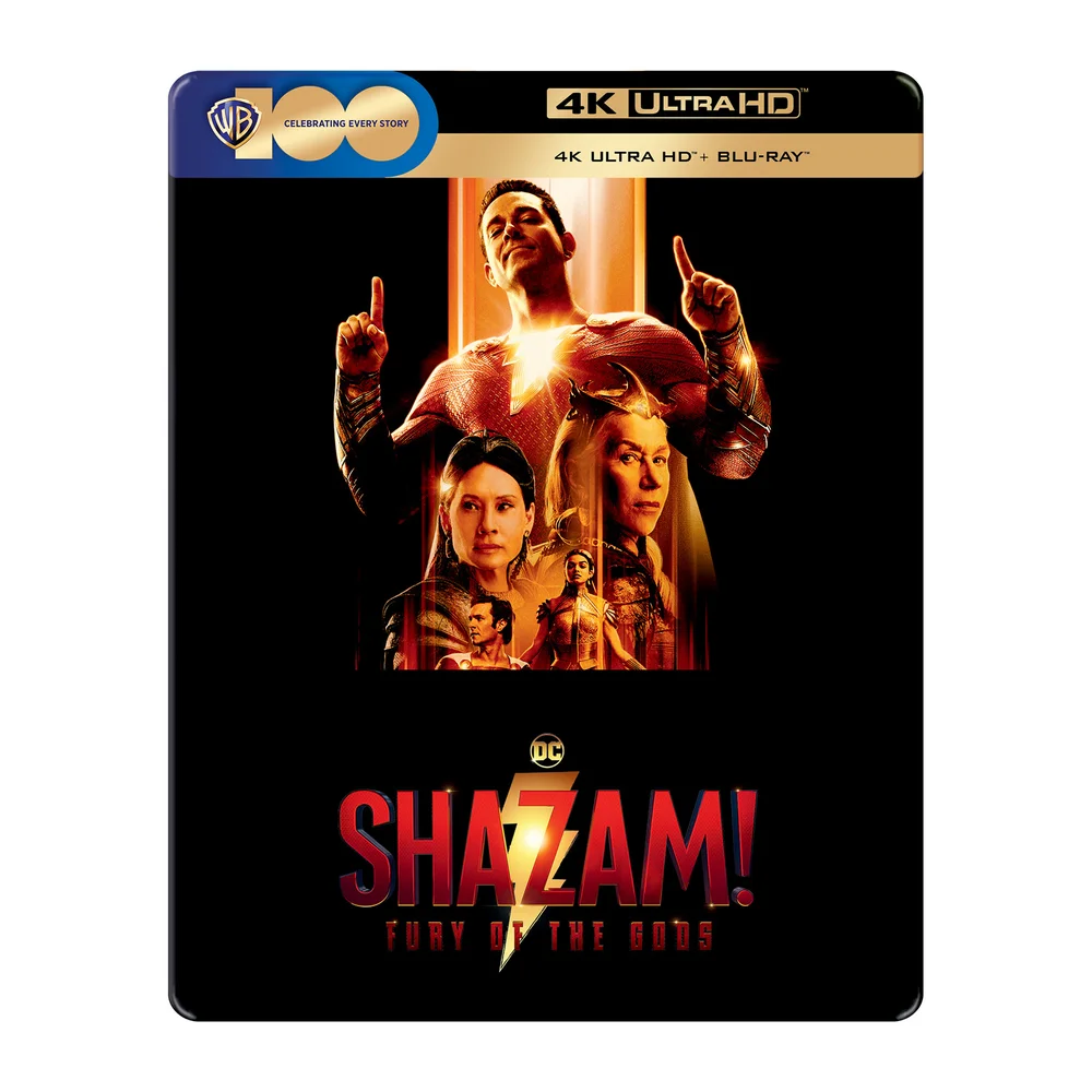 Shazam! Fury of The Gods Zavvi Exclusive 4K Ultra HD Steelbook Image 1