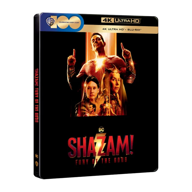 Shazam! Fury of The Gods Zavvi Exclusive 4K Ultra HD Steelbook
