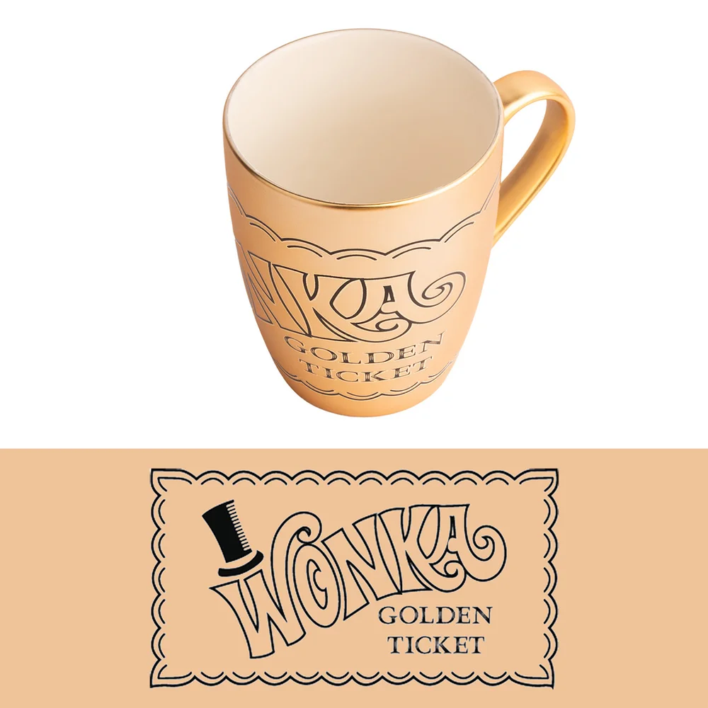 Willy Wonka Golden Ticket Mug Image 1