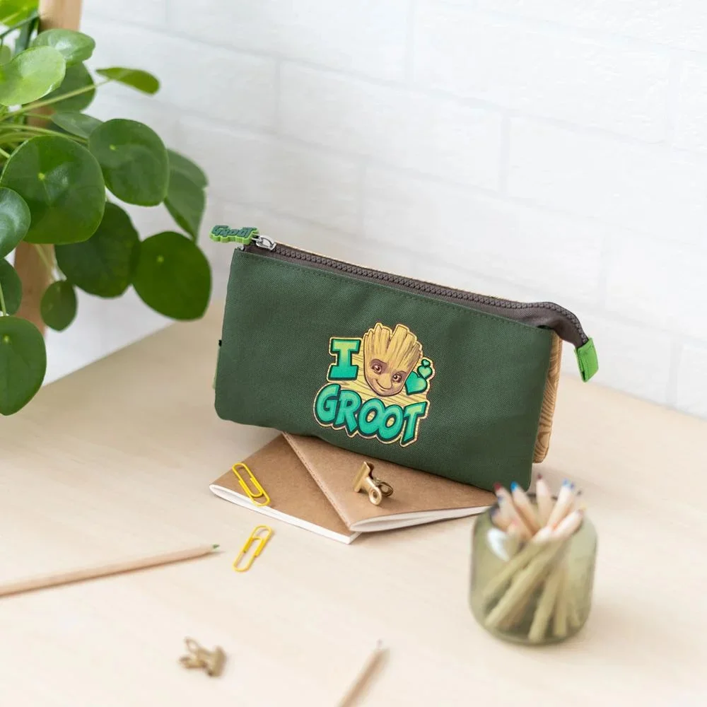 Marvel Groot Triple Pencil Case Image 1