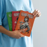 One Piece Netflix - Monkey D. Luffy, Roronoa Zoro And Nami Pack Of 3 A5 Notebooks - undefined undefined