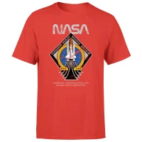 NASA STS-135 Unisex T-Shirt - Red - undefined undefined