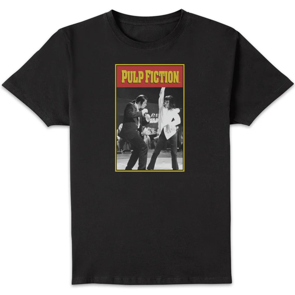 Pulp Fiction Dance Unisex T-Shirt - Black - 5XL - Black Image 1