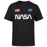 NASA Badge Unisex T-Shirt - Black - undefined undefined