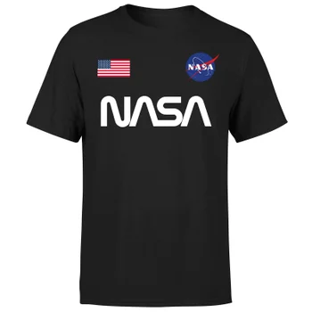 NASA Badge Unisex T-Shirt - Black