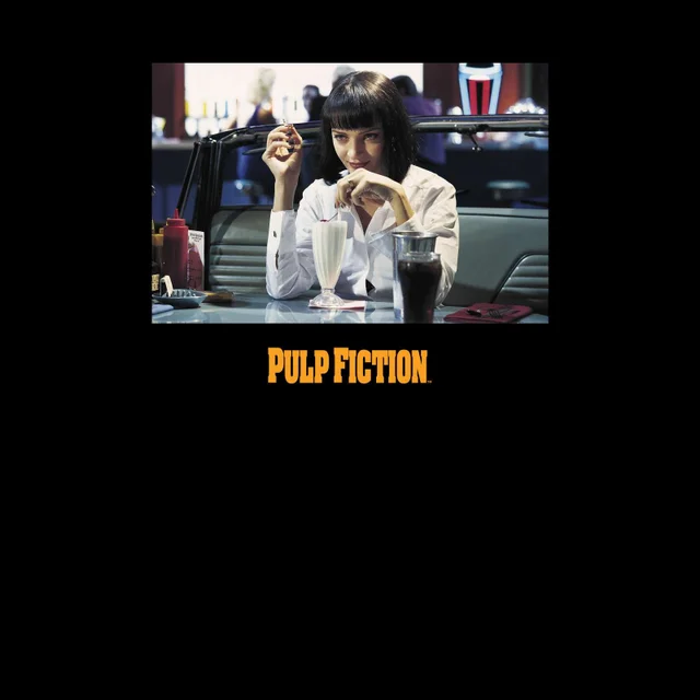 Pulp Fiction Mia Wallace Hoodie - Black
