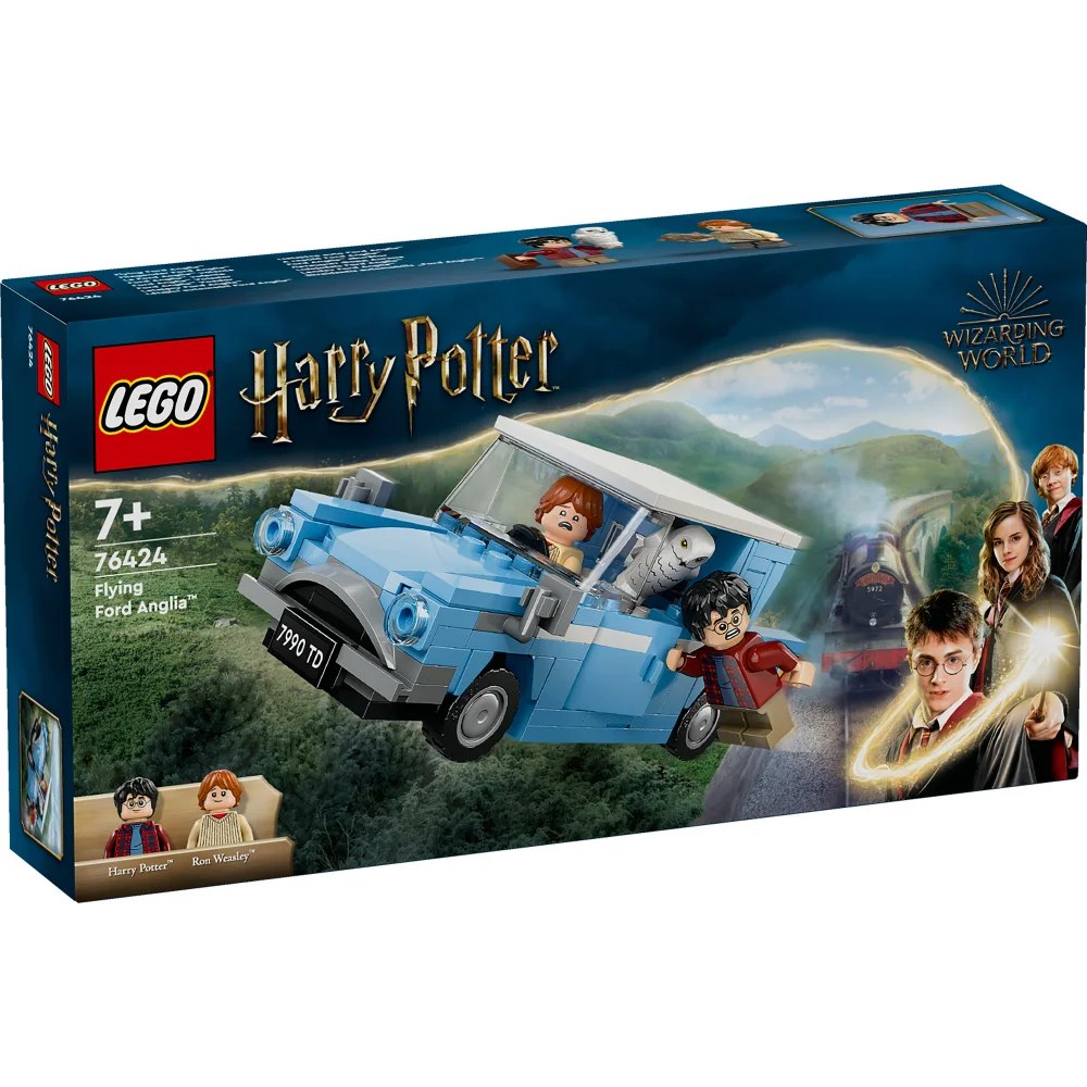 LEGO Harry Potter Flying Ford Anglia Fantasy Toy Playset 76424 Image 1
