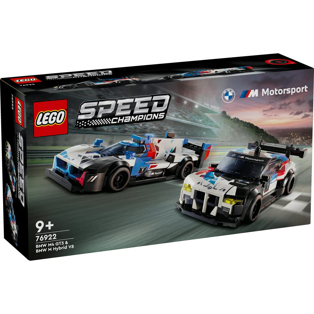 LEGO Speed Champions BMW M4 GT3 & BMW M Hybrid V8 Race Cars 76922 Image 1