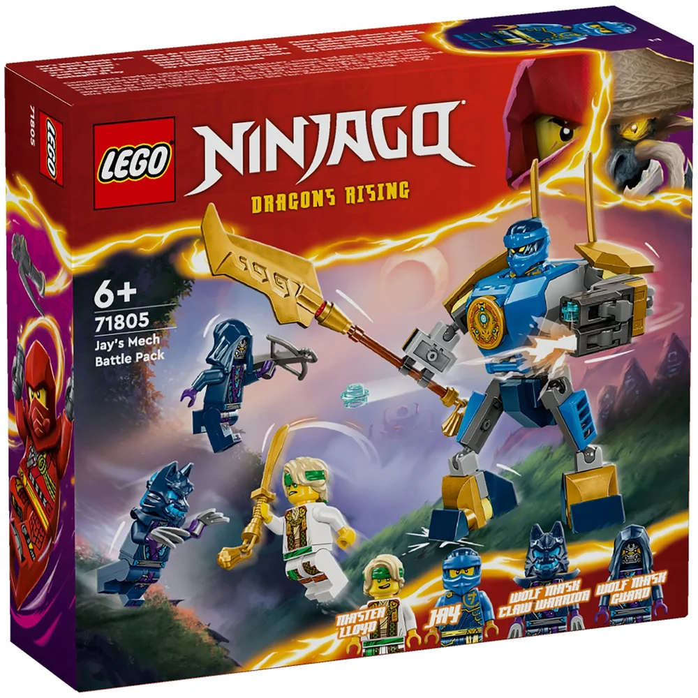 LEGO NINJAGO Jay’s Mech Battle Pack Action Figure Toy 71805 Image 1