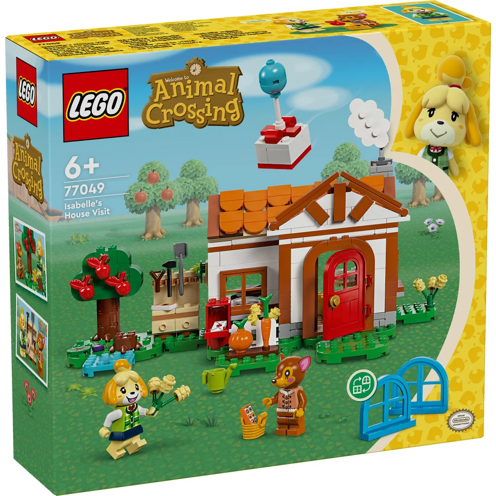 LEGO Animal Crossing Isabelle’s House Visit Buildable Toy 77049 Image 1
