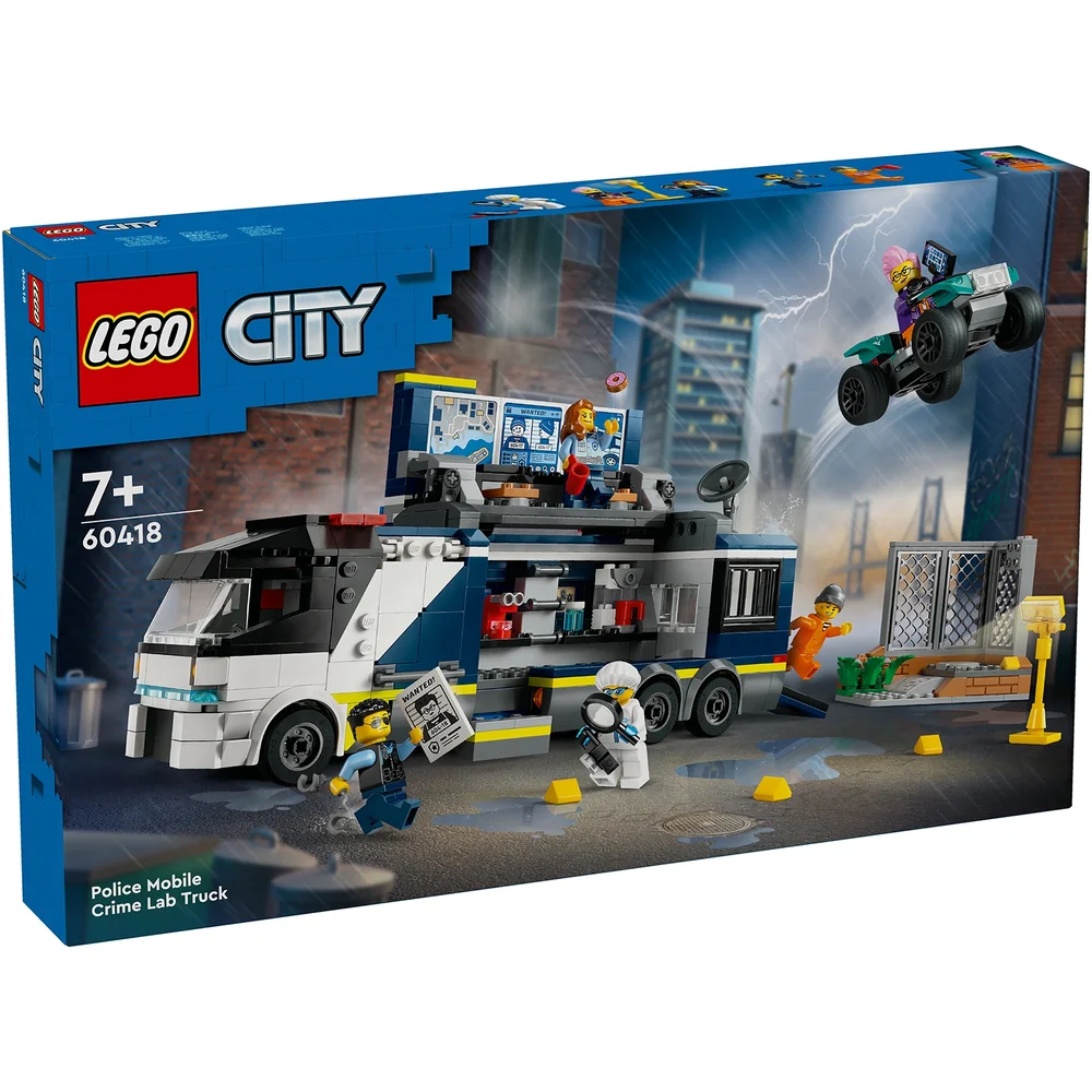 LEGO City Police Mobile Crime Lab Truck Toy Set 60418 Image 1