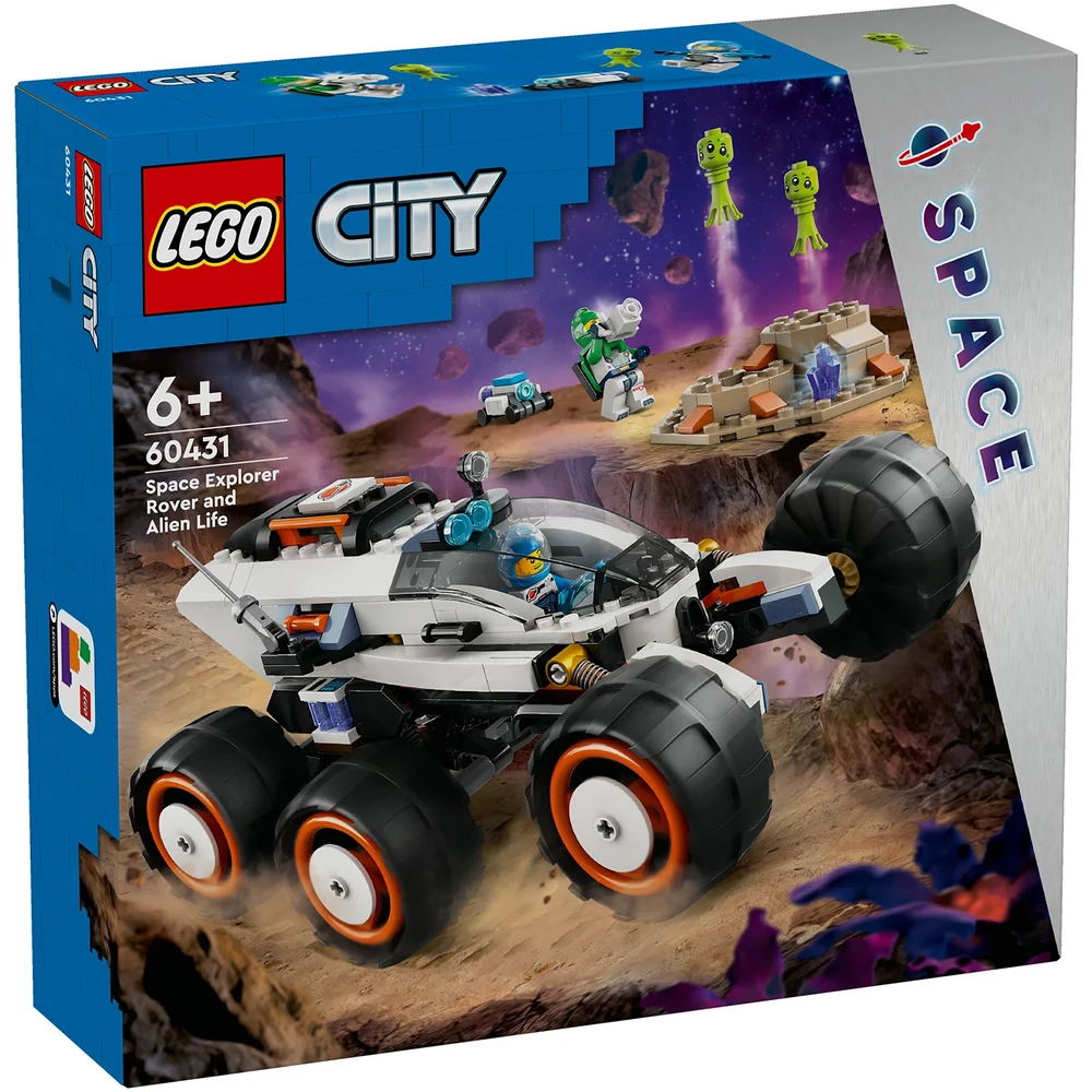 LEGO City Space Explorer Rover and Alien Life Toy Set 60431 Image 1