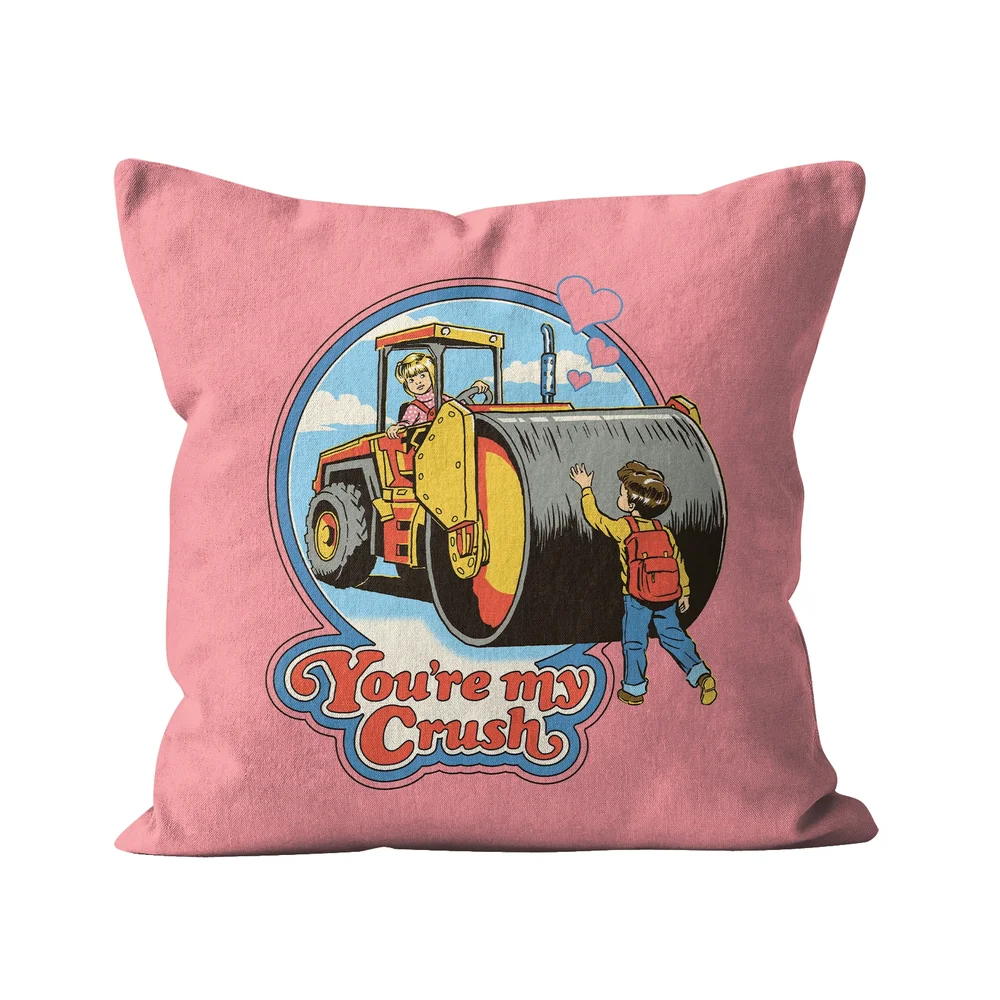 Steven Rhodes You're My Crush Square Cushion - 40x40cm Image 1