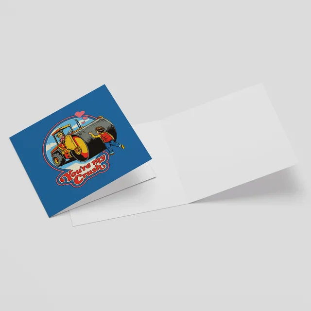 Steven Rhodes You're My Crush Square Greetings Card