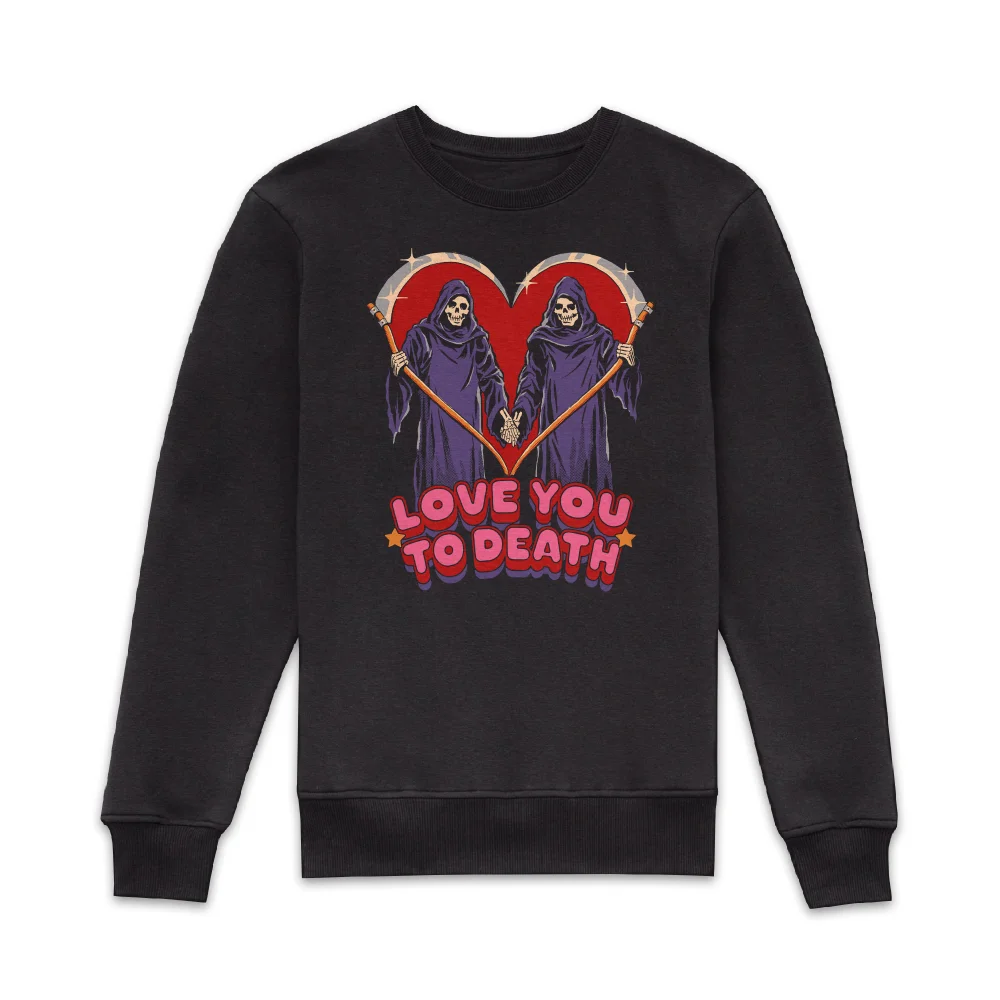 Steven Rhodes Love You To Death Sweatshirt - Black - S - Black Image 1