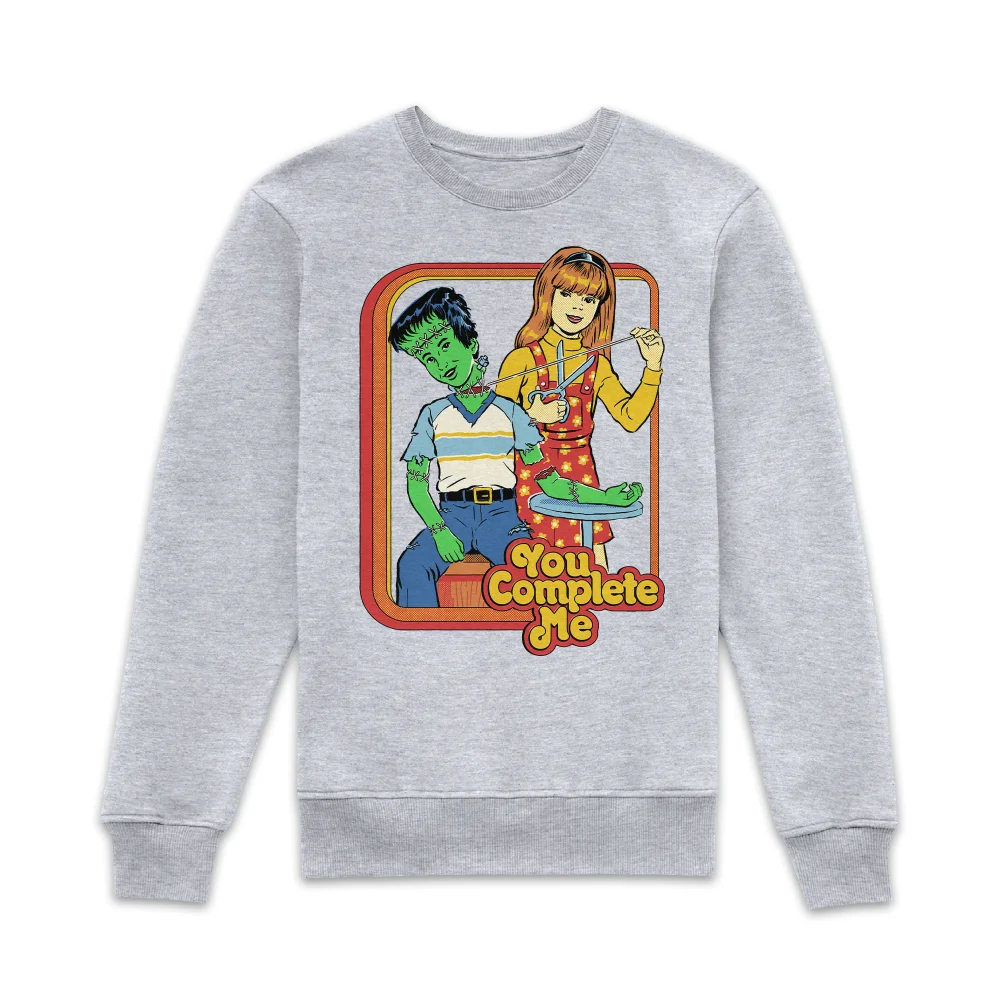 Steven Rhodes You Complete Me Sweatshirt - Grey - M - Grey Image 1