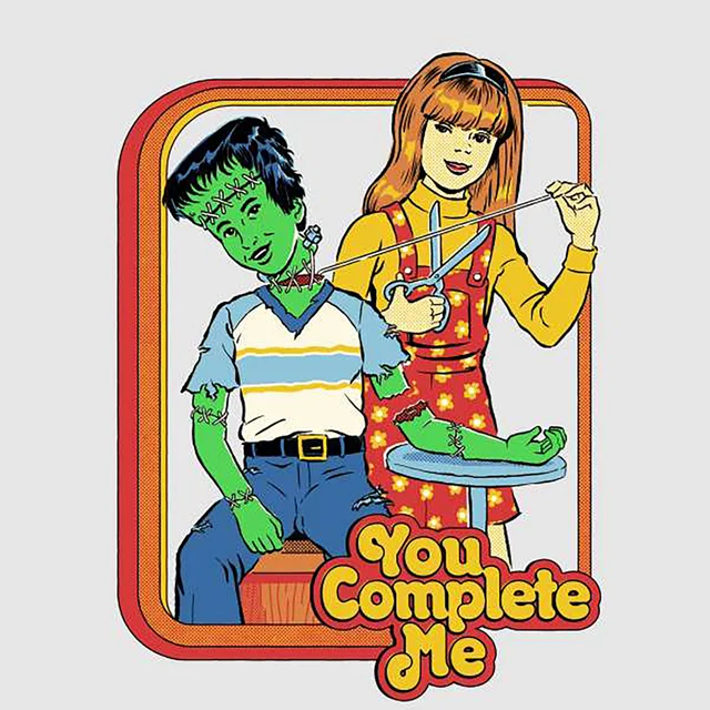 Steven Rhodes You Complete Me Sweatshirt - Grey