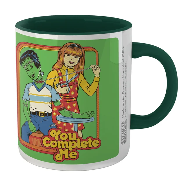 Steven Rhodes You Complete Me Mug - Green