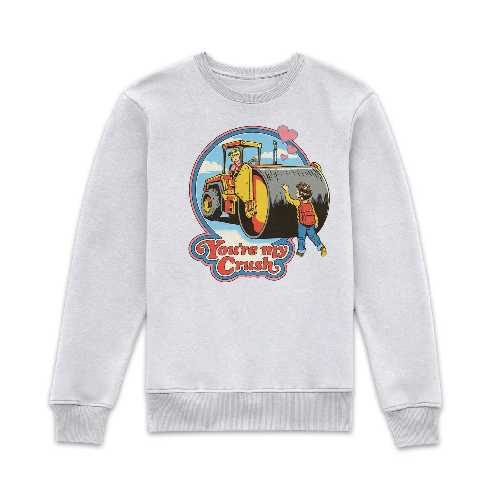 Steven Rhodes You're My Crush Sweatshirt - White - XXL - White Image 1