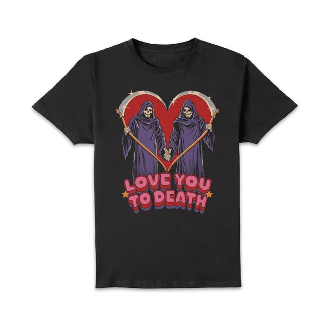 Steven Rhodes Love You To Death Men's T-Shirt - Black