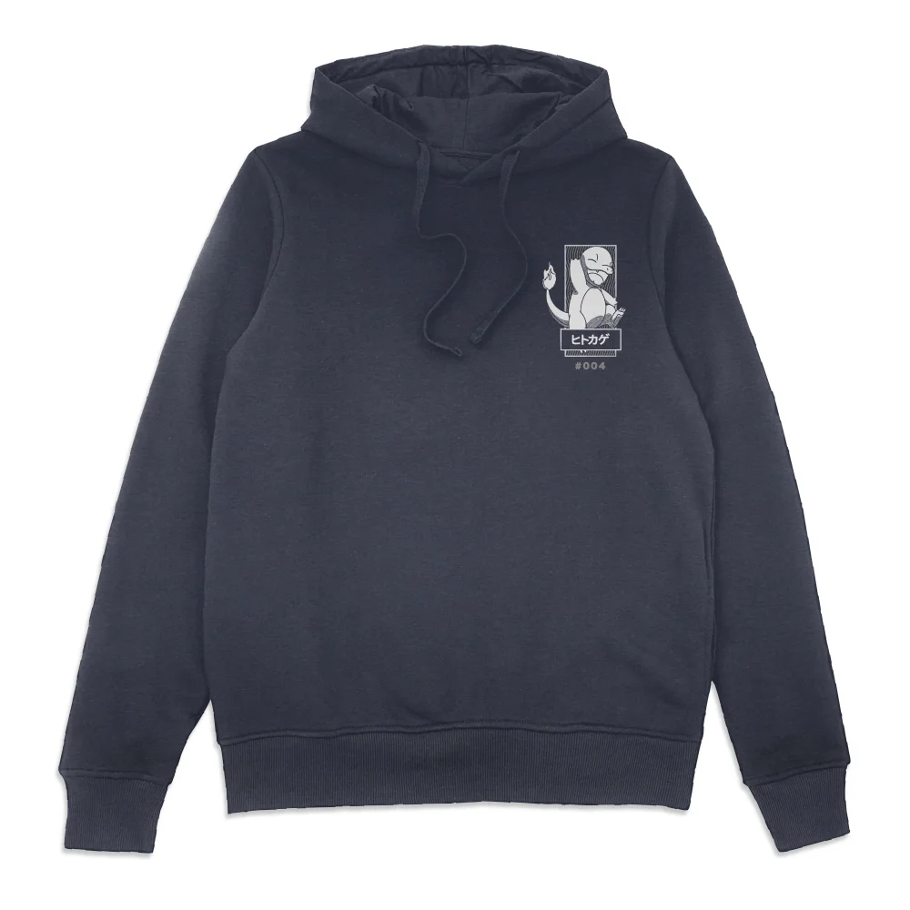 Pokémon Charmander Manga Hoodie - Navy - XXL - Navy Image 1