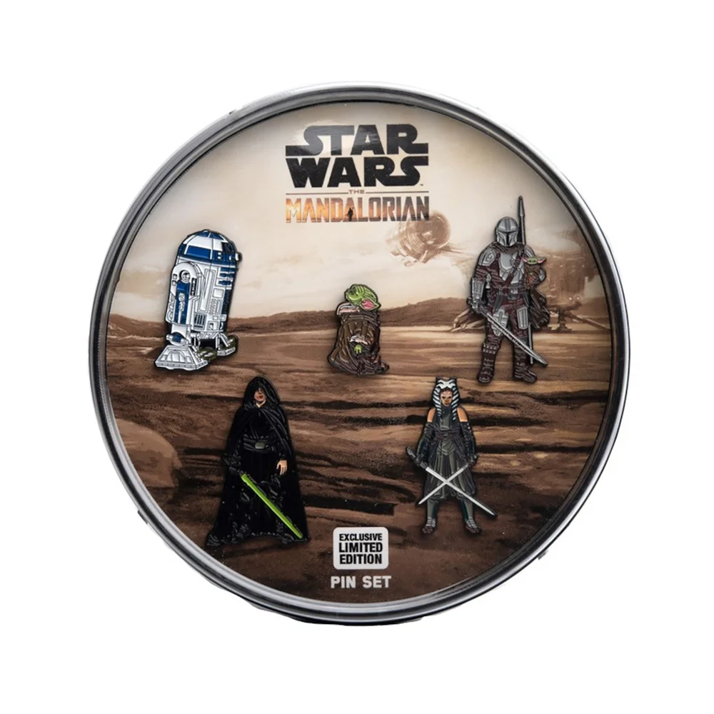 SalesOne Star Wars The Mandalorian Characters Pin Set Image 1