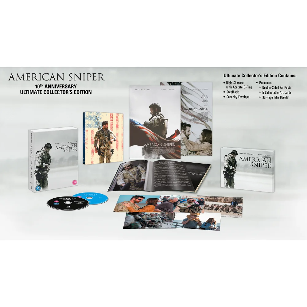 American Sniper 10th Anniversary Ultimate Collector's Edition 4K Ultra HD Steelbook (Includes Blu-ray) Image 1