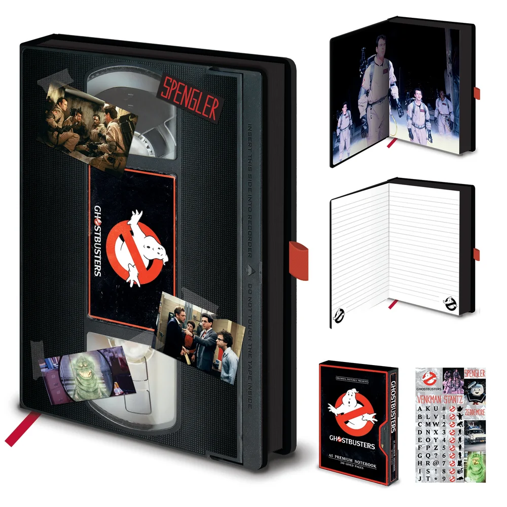 Ghostbusters VHS A5 Premium Notebook Image 1