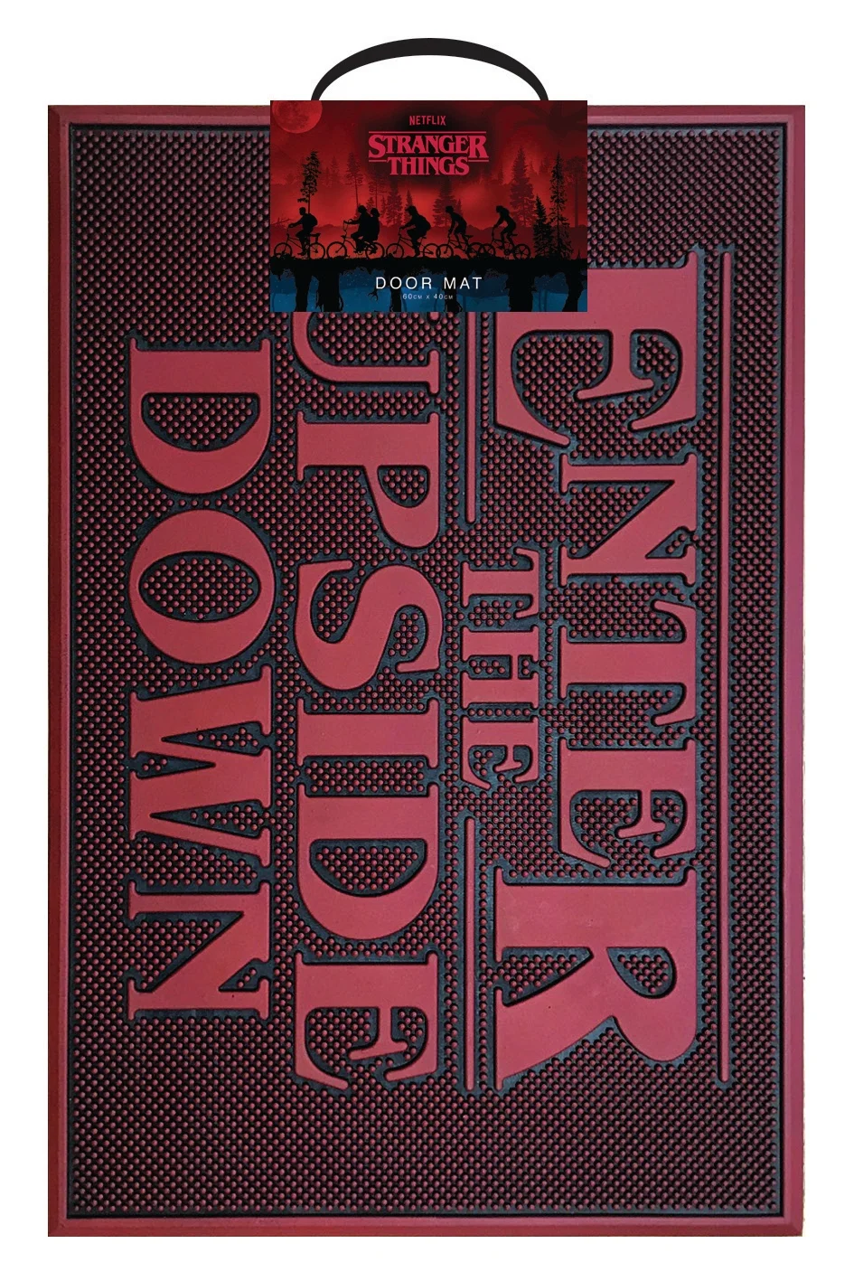 Stranger Things Upside Down Rubber Doormat Image 1