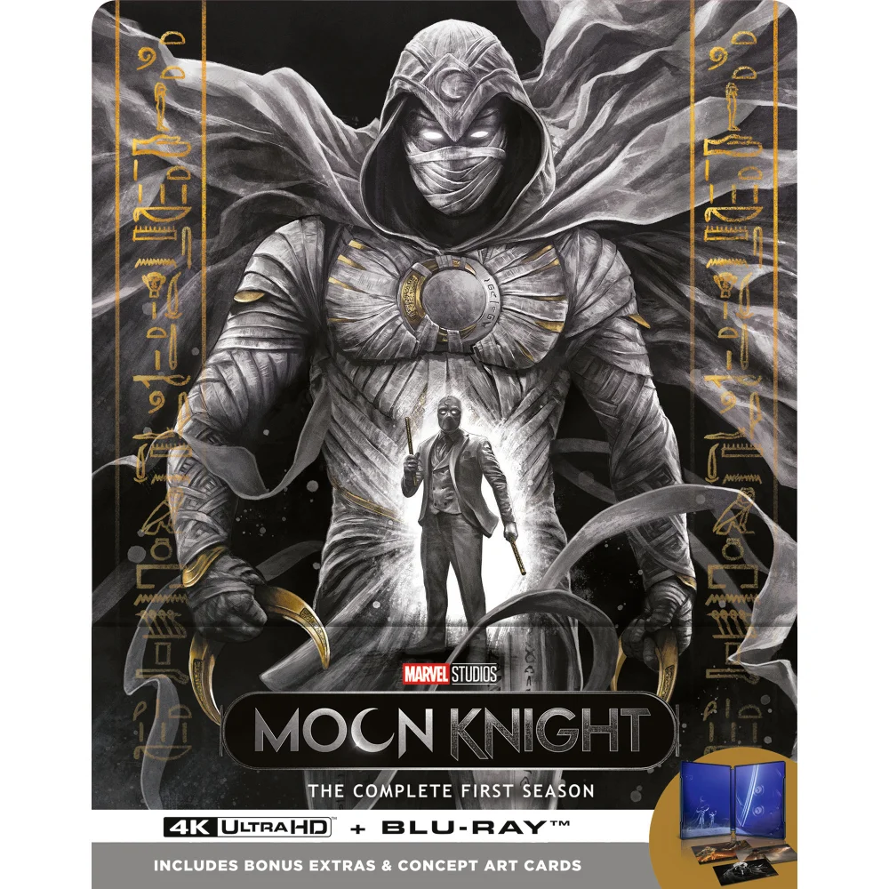 Marvel's Moon Knight SteelBook 4K Ultra HD & Blu-ray (Disney+ Original includes ArtCards) Image 1