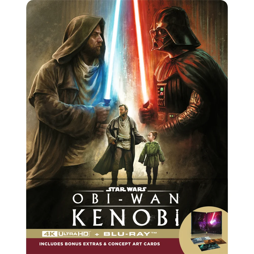 Star Wars Obi-Wan Kenobi SteelBook 4K Ultra HD & Blu-ray (Disney+ Original includes ArtCards) Image 1