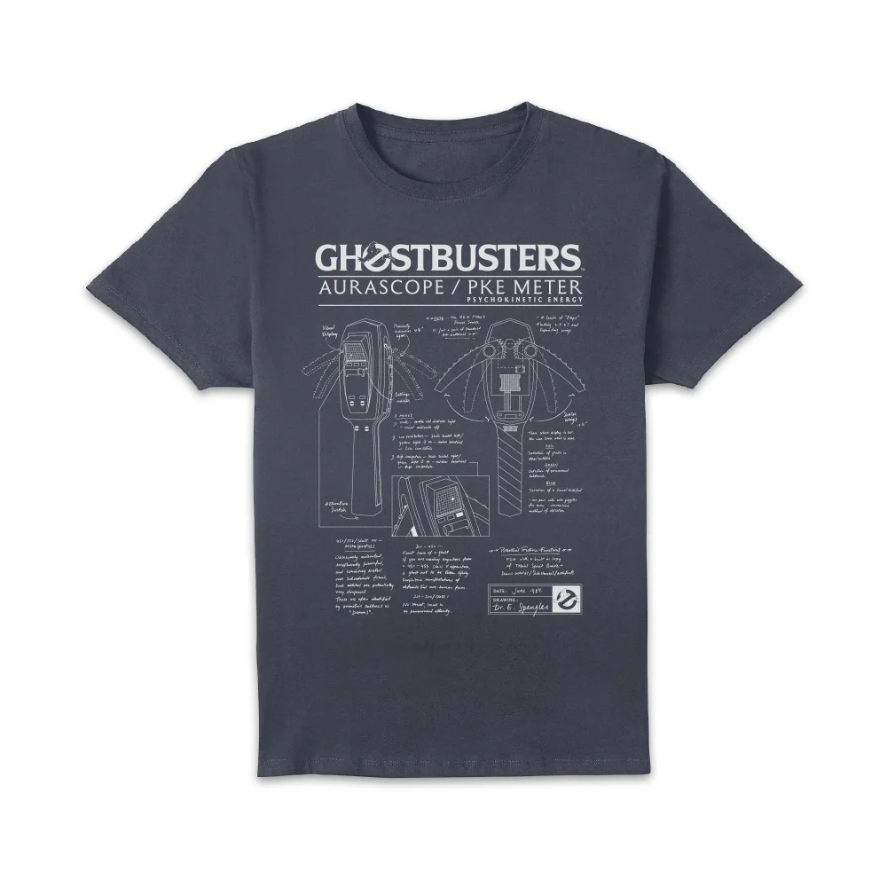 Ghostbusters Ghost Trap Schematic Men's T-Shirt - Navy - S Image 1