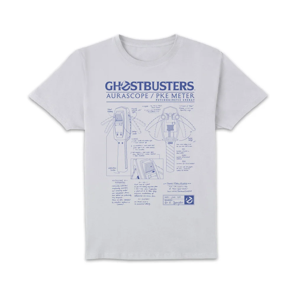 Ghostbusters Ghost Trap Schematic Men's T-Shirt - White - S Image 1