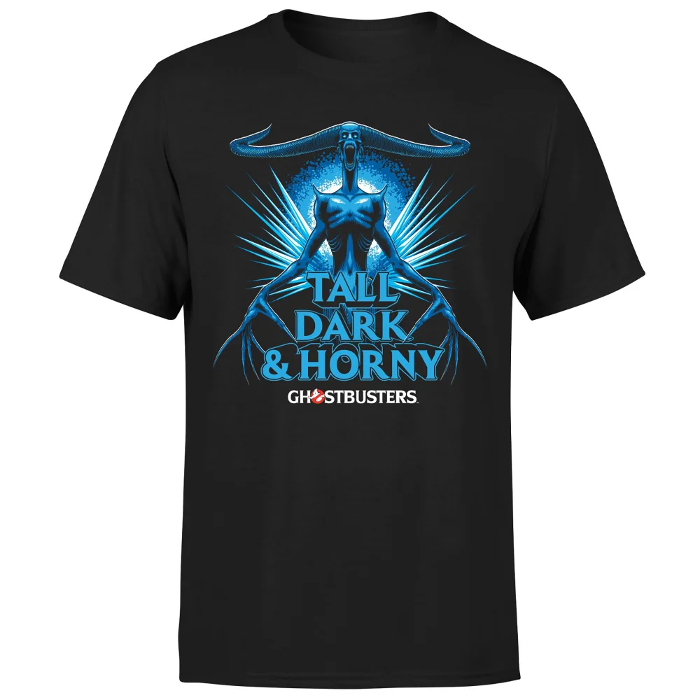 Ghostbusters Tall Dark And Horny Men's T-Shirt - Black - S Image 1