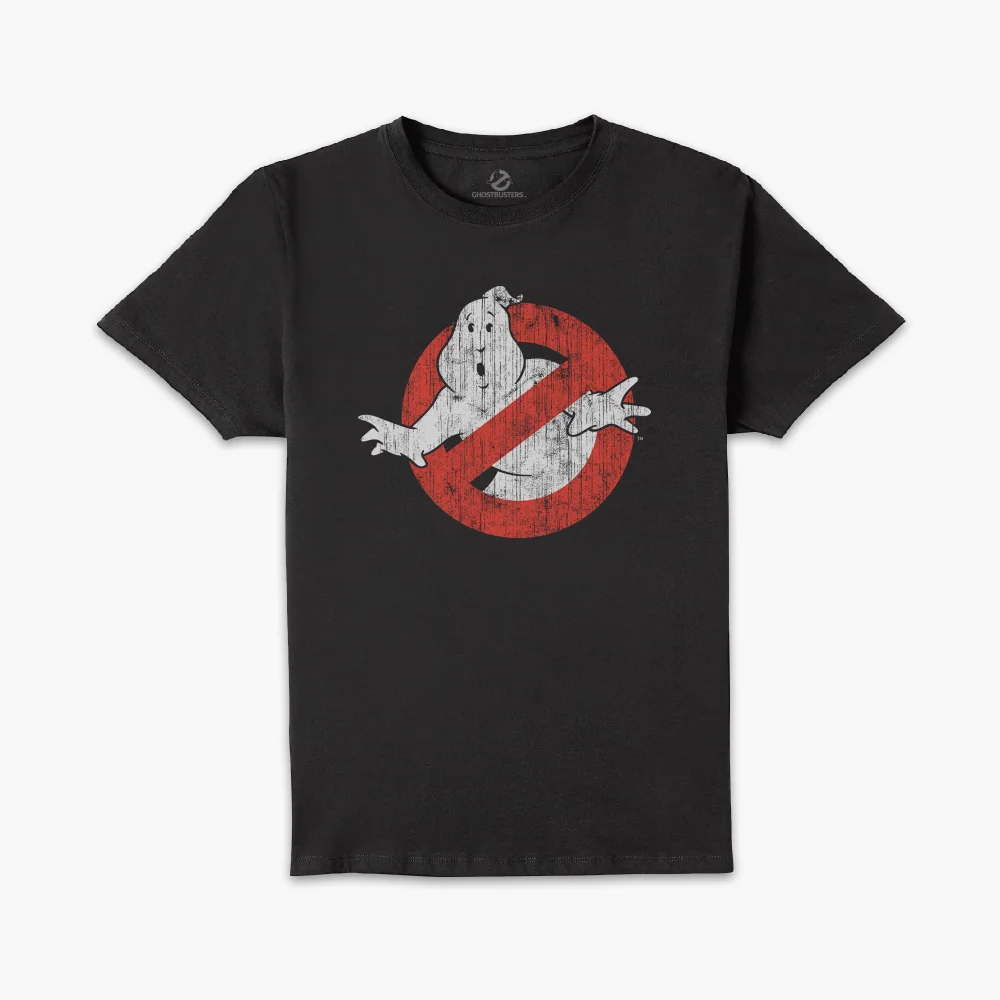 Ghostbusters Vintage Classic Logo Men's T-Shirt - Black - S Image 1