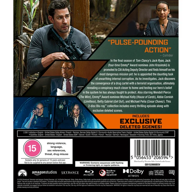 Tom Clancy's Jack Ryan - The Final Season Blu-ray