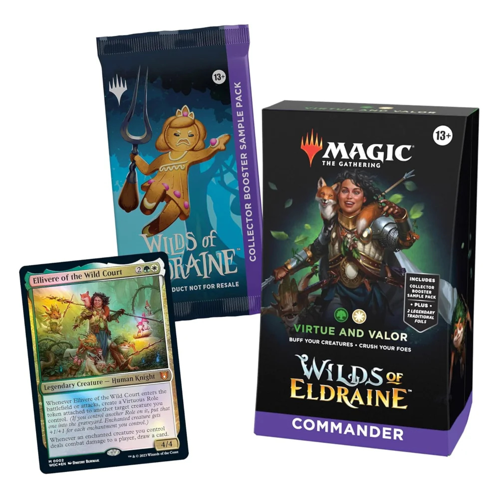 Magic: The Gathering Wilds Of Eldraine Virtue and Valor Commander Deck Image 1