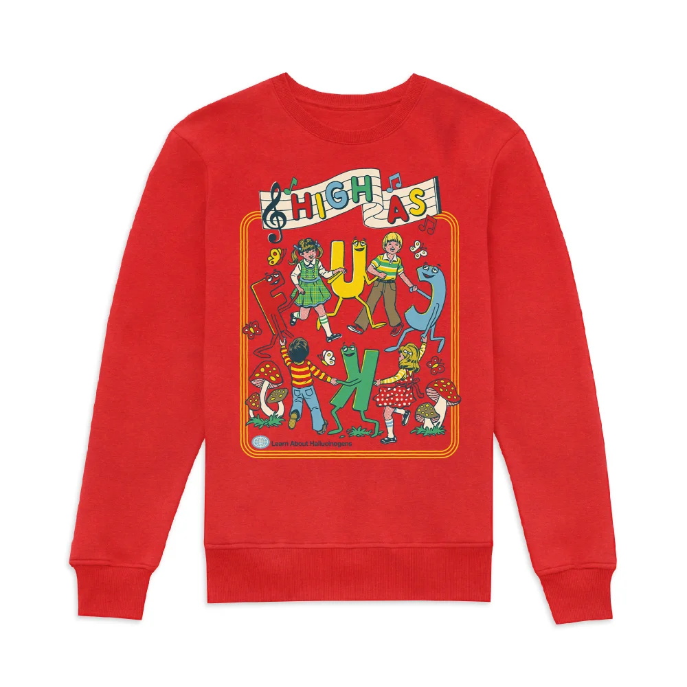 Steven Rhodes High AF Sweatshirt - Red - S Image 1
