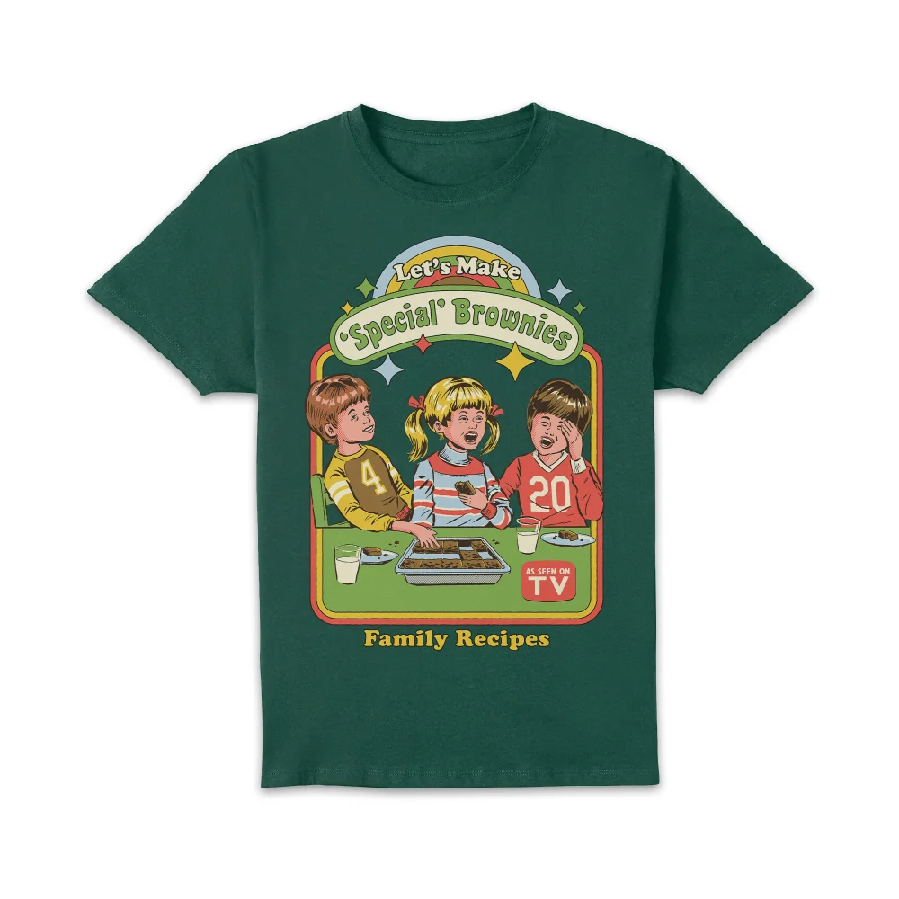 Steven Rhodes Let's Make Special Brownies Unisex T-Shirt - Green - S Image 1